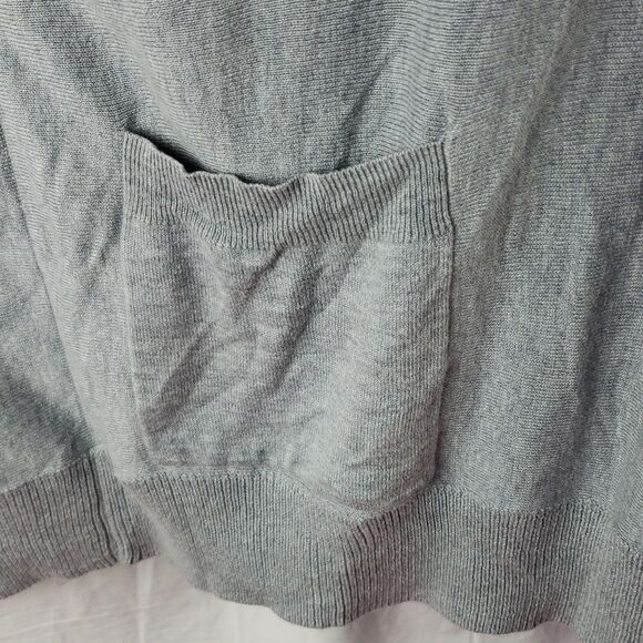 Michael Kors Women's Large Grey Turtleneck Poncho - Picture 3 of 13